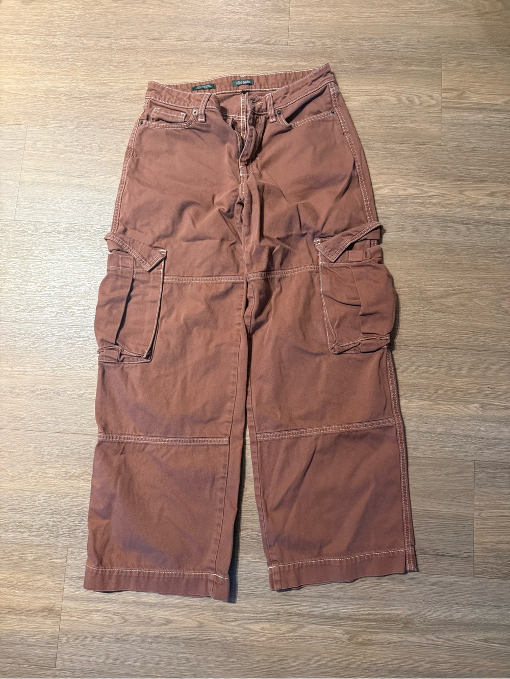 Wild Fable Brown Cargo Jeans Size 4